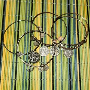 Alex and Ani 5 bracelet "Zen" set